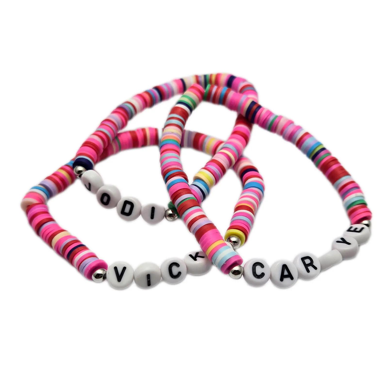 Custom Beaded Friendship Bracelet Child - 7 in - product view 6