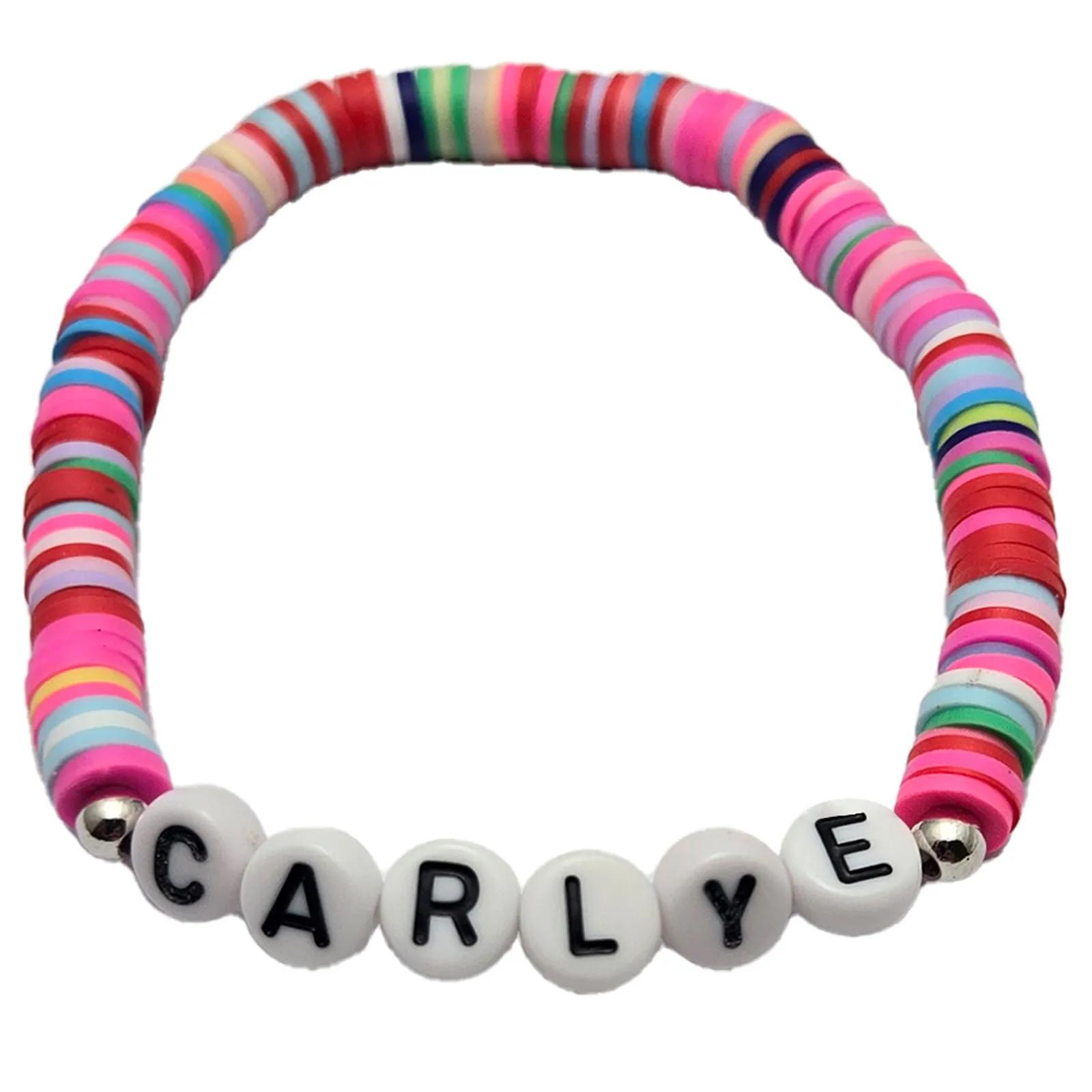 Custom Beaded Friendship Bracelet Child - 7 in - product view 7