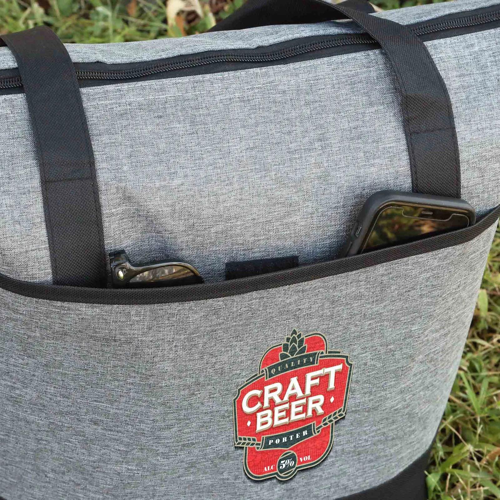 Insulated Cooler Bag with Heat-Sealed Liner - 24 Can - product view 4