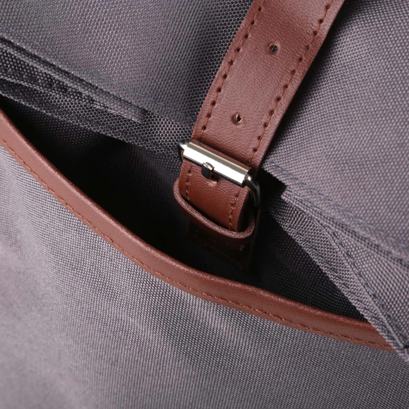 Insulated Lunch Cooler Bag with Vegan Leather Trim - product view 6