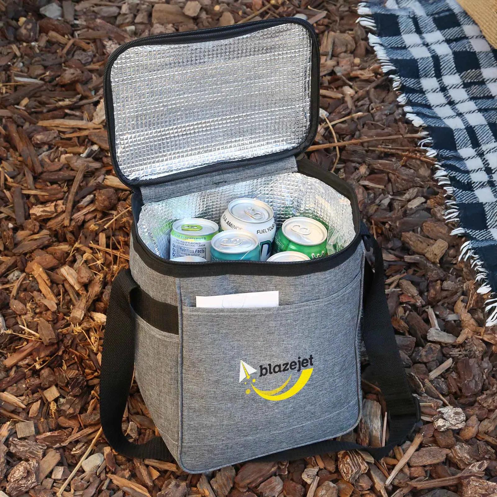 Insulated Cooler Bag with Adjustable Straps - 12 Can
