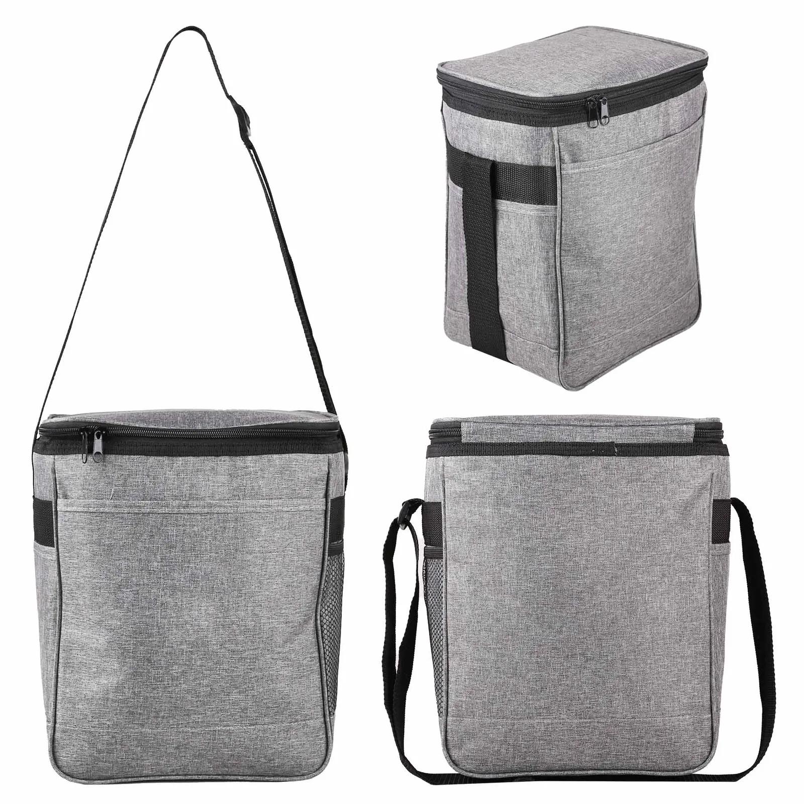 Insulated Cooler Bag with Adjustable Straps - 12 Can - blank view 8