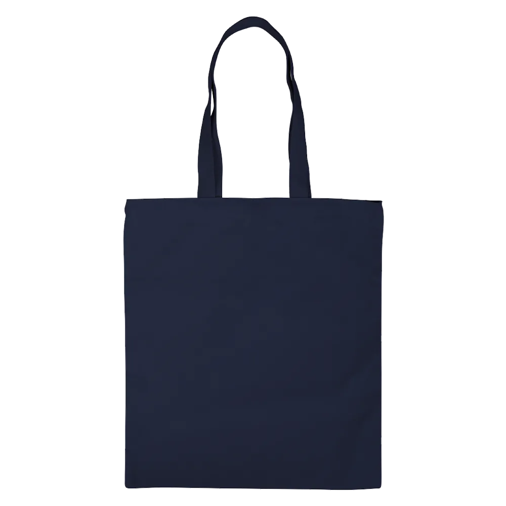 Custom Printed Cotton Tote Bag Colored Economy - blank view 5