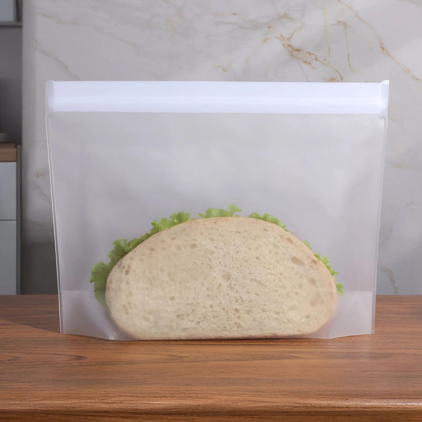 Reusable Food Storage Bag with Built-In Gel Pack - 10.5 x 8 in - blank view 7