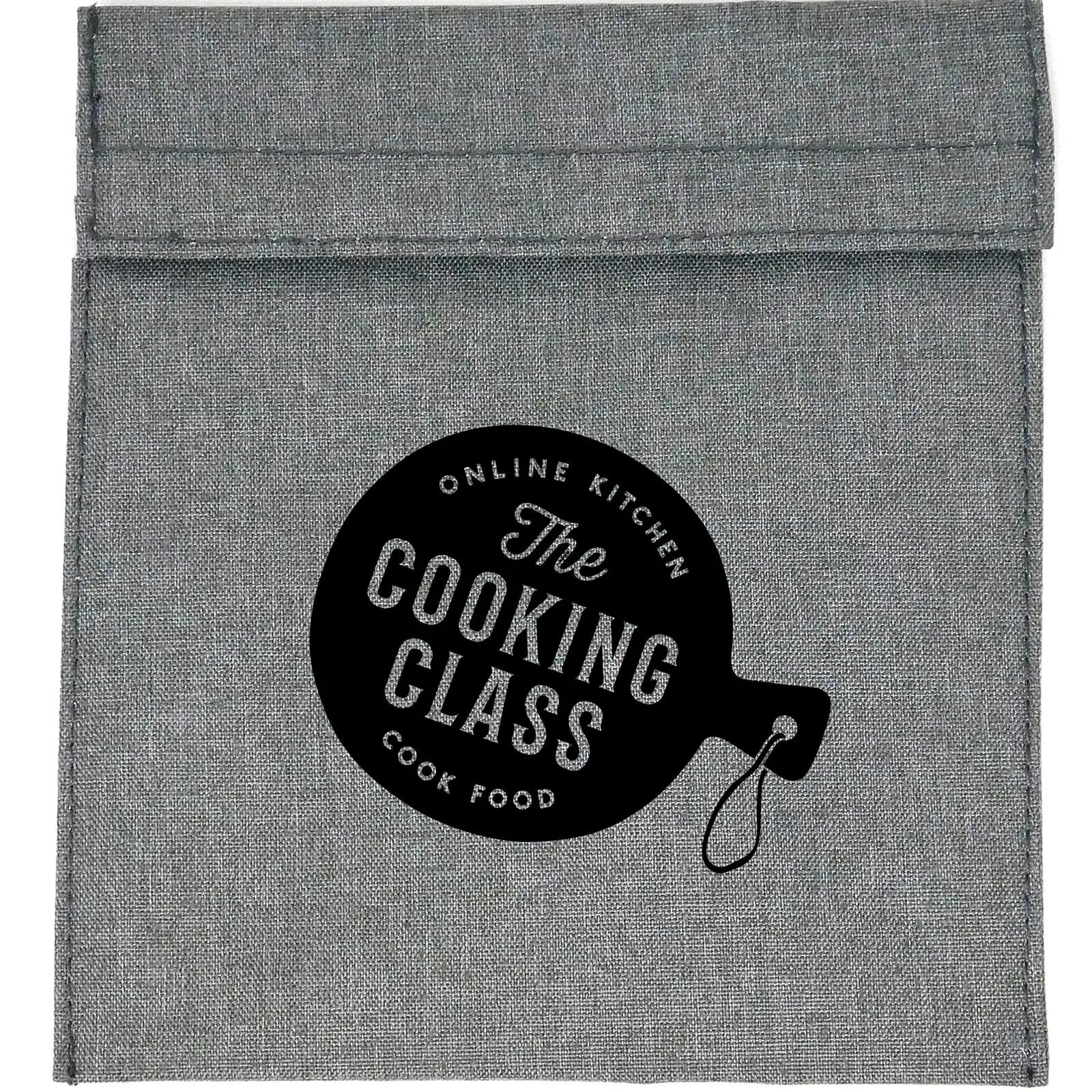 Reusable Snack Storage Bag with RPET Material - 6.5 x 7 in - product view 4