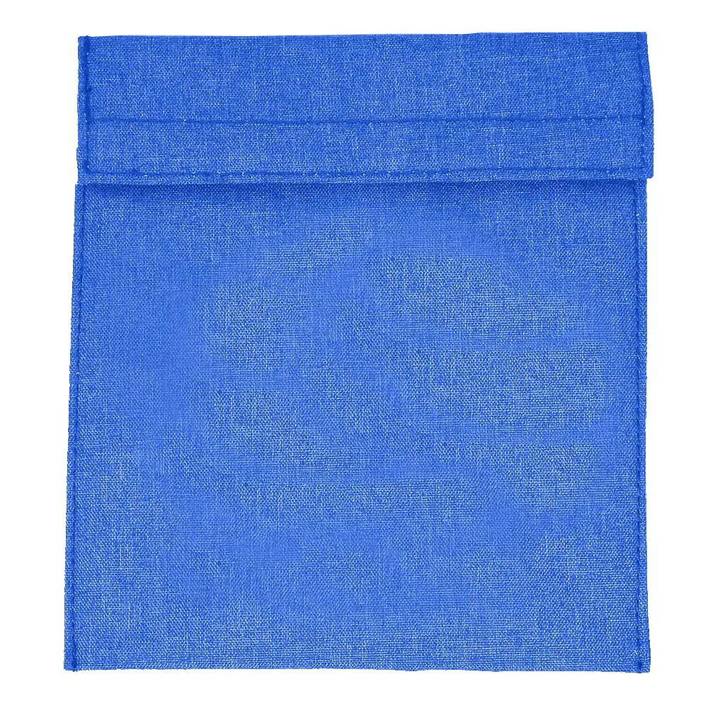 Reusable Snack Storage Bag with RPET Material - 6.5 x 7 in - blank view 5