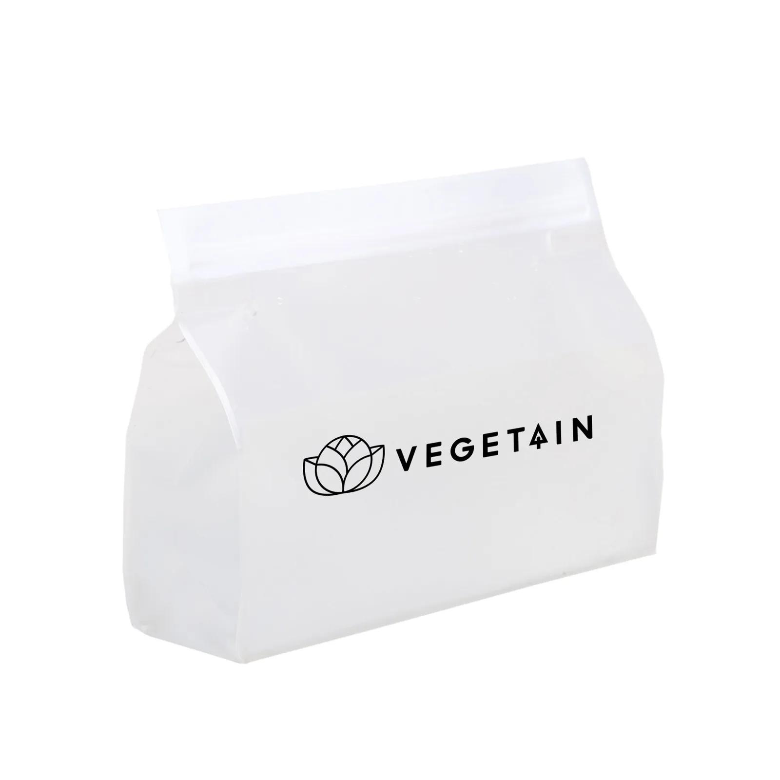 Gusseted Reusable Storage Bag with Extra Space - 8 x 6 x 2.5 in