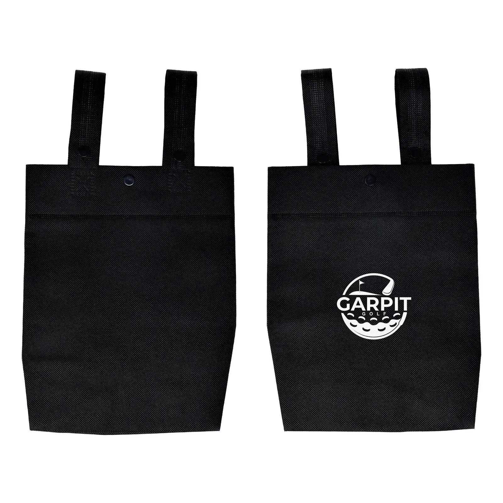 Car Litter Bag with Snap Closure and Hanging Straps - 8 x 10 x 4 in