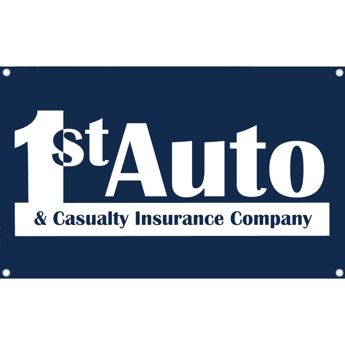 Custom Printed Poly-Cotton Banner with Grommets - 36 x 27 in - product view 5