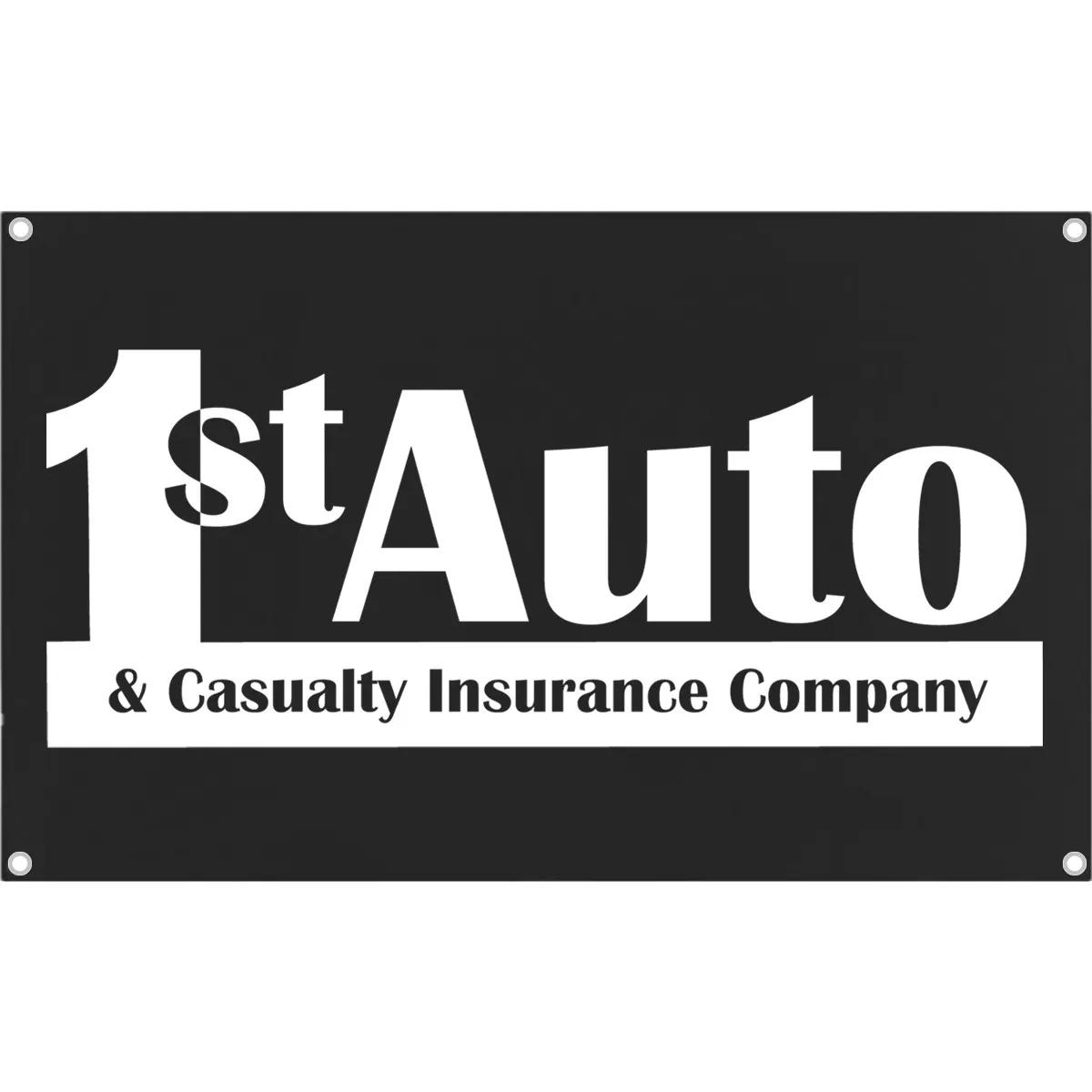 Custom Printed Poly-Cotton Banner with Grommets - 36 x 27 in - product view 8