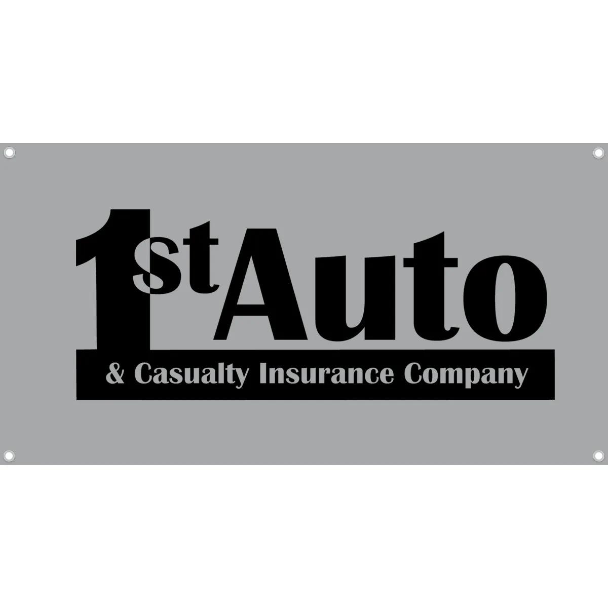 Custom Printed Poly-Cotton Banner with Grommets - 48 x 27 in