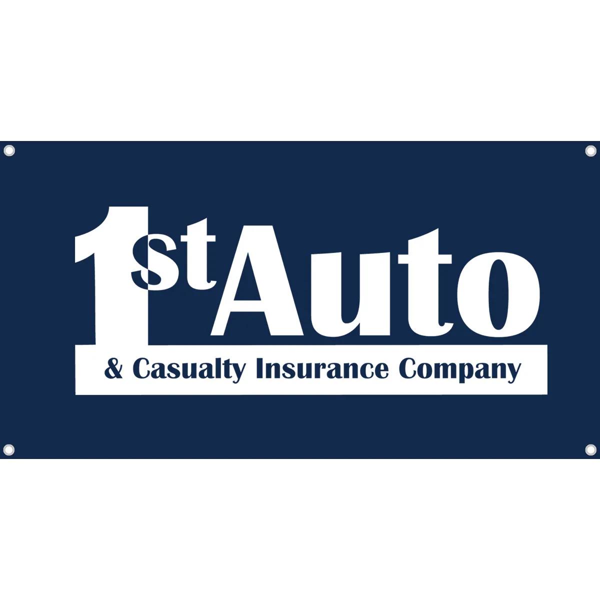 Custom Printed Poly-Cotton Banner with Grommets - 48 x 27 in - product view 5