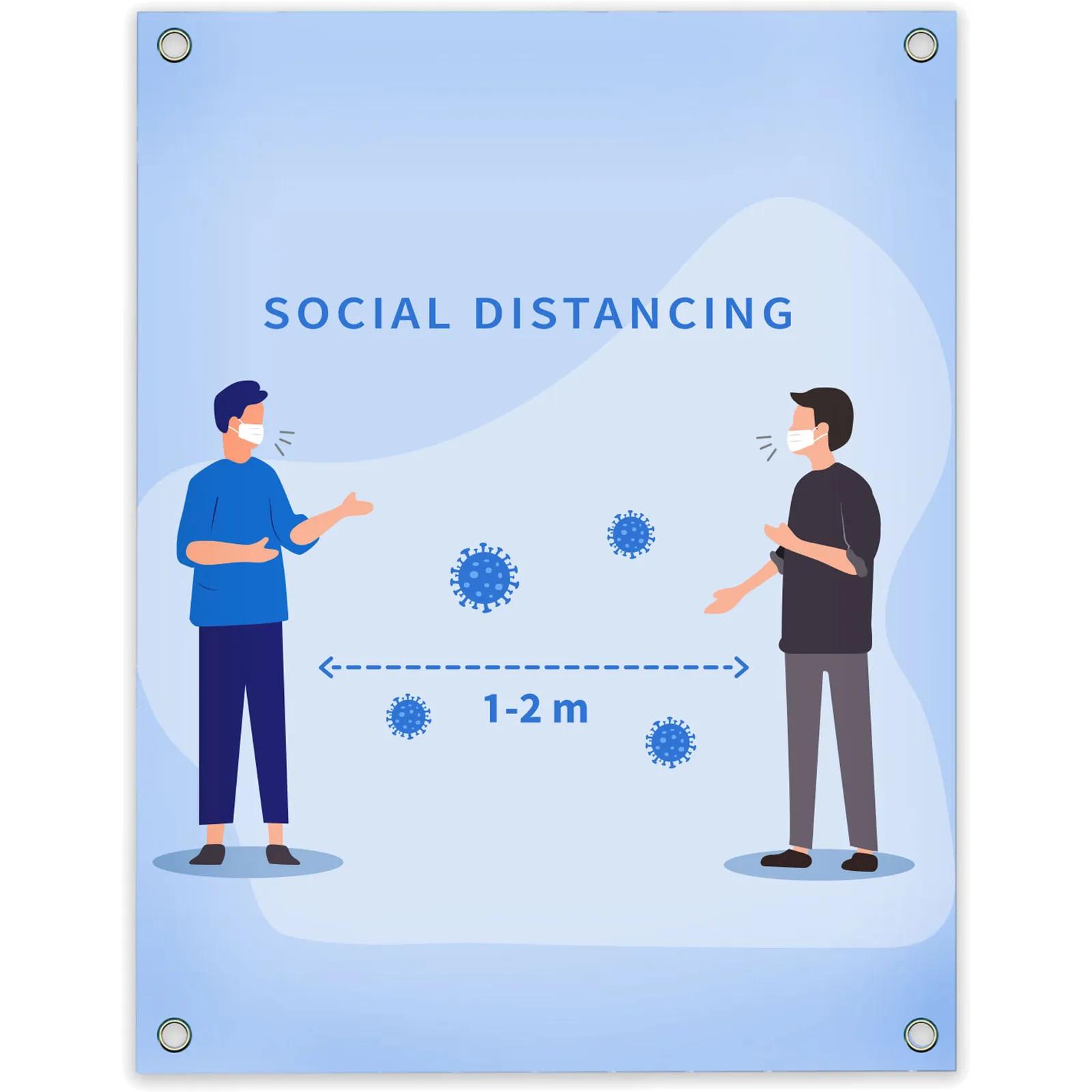 Custom Printed RPET Polyester Banner Full Color Dye Sub - 36 x 27 in