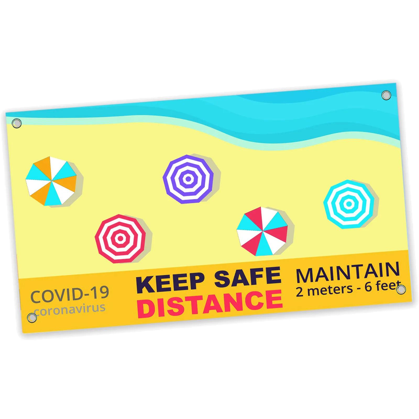 Custom Printed Banner rPET Polyester Dye Sub - 48 x 27 in