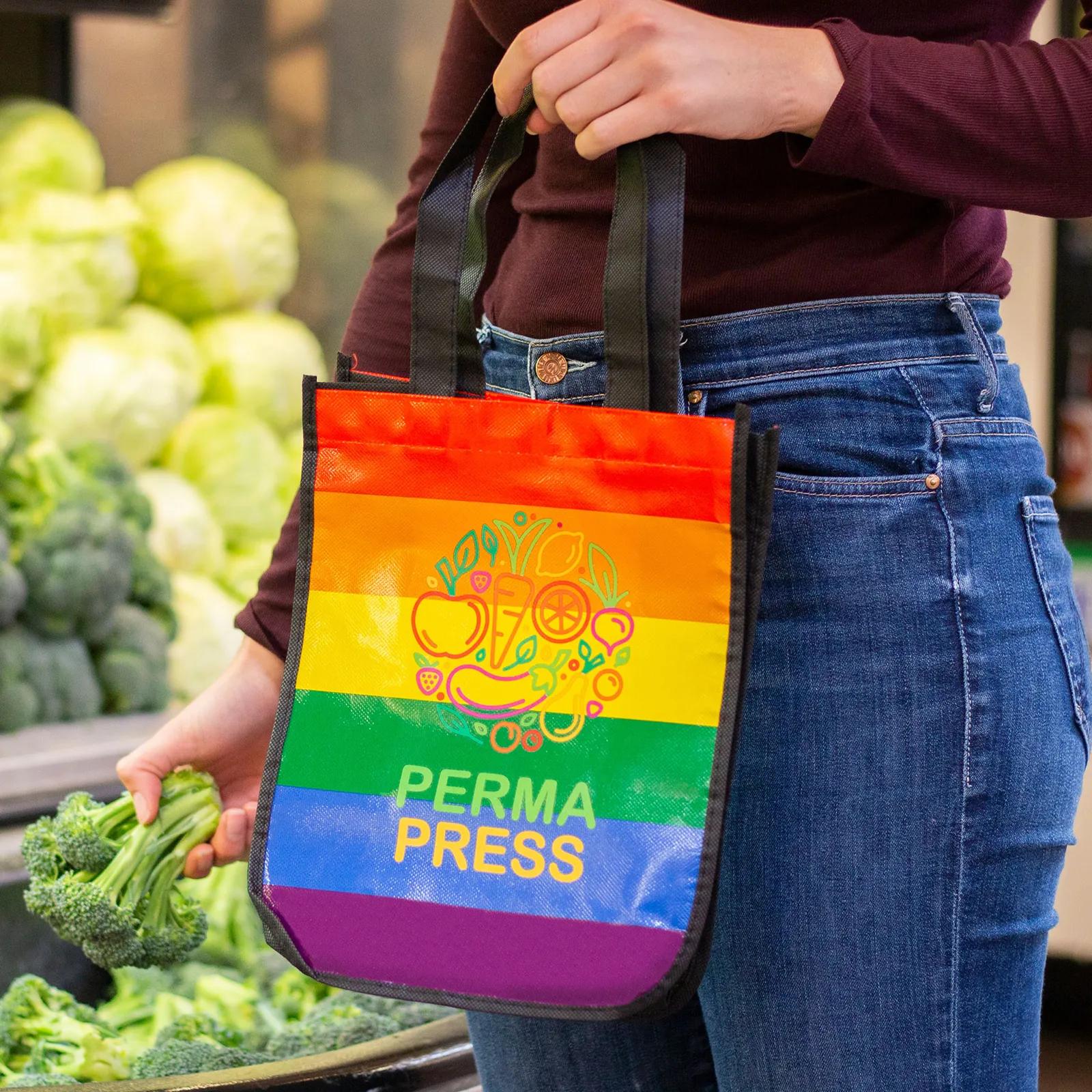 Custom Tote Bag Laminated Non-Woven - 9.25 x 11.75 in - product view 6