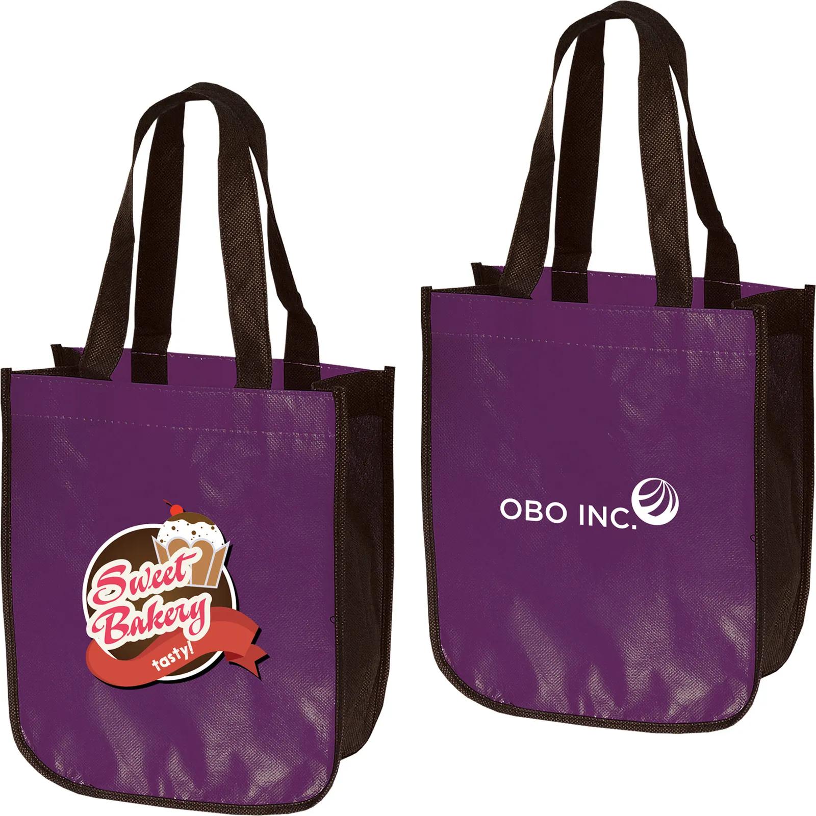 Custom Tote Bag Laminated Non-Woven - 9.25 x 11.75 in - product view 10