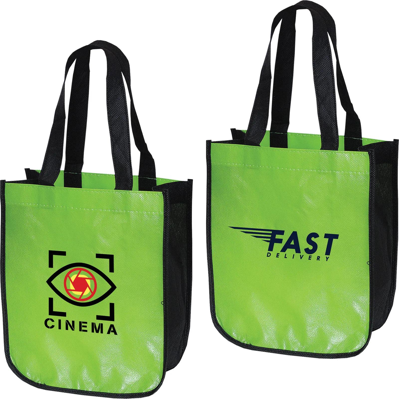 Custom Tote Bag Laminated Non-Woven - 9.25 x 11.75 in - product view 12