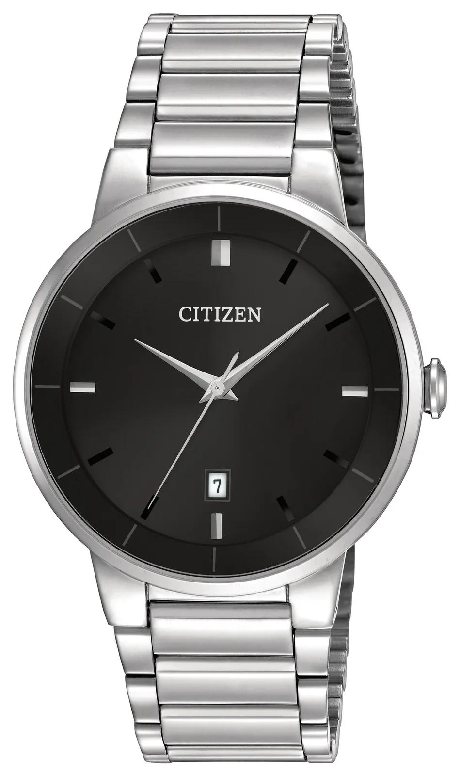 Citizen Men's Quartz Watch Stainless Steel Black Dial - 40mm - product view 2