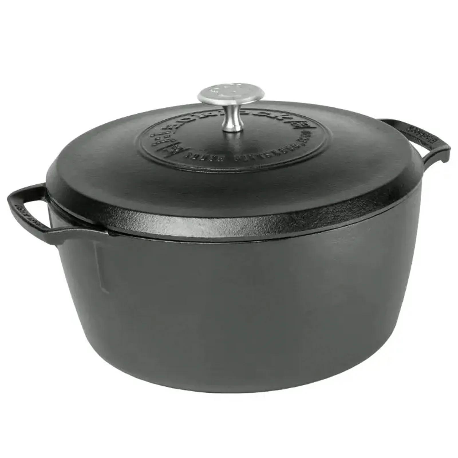 Lodge Blacklock Dutch Oven Cast Iron Lightweight - 5.5 Qt