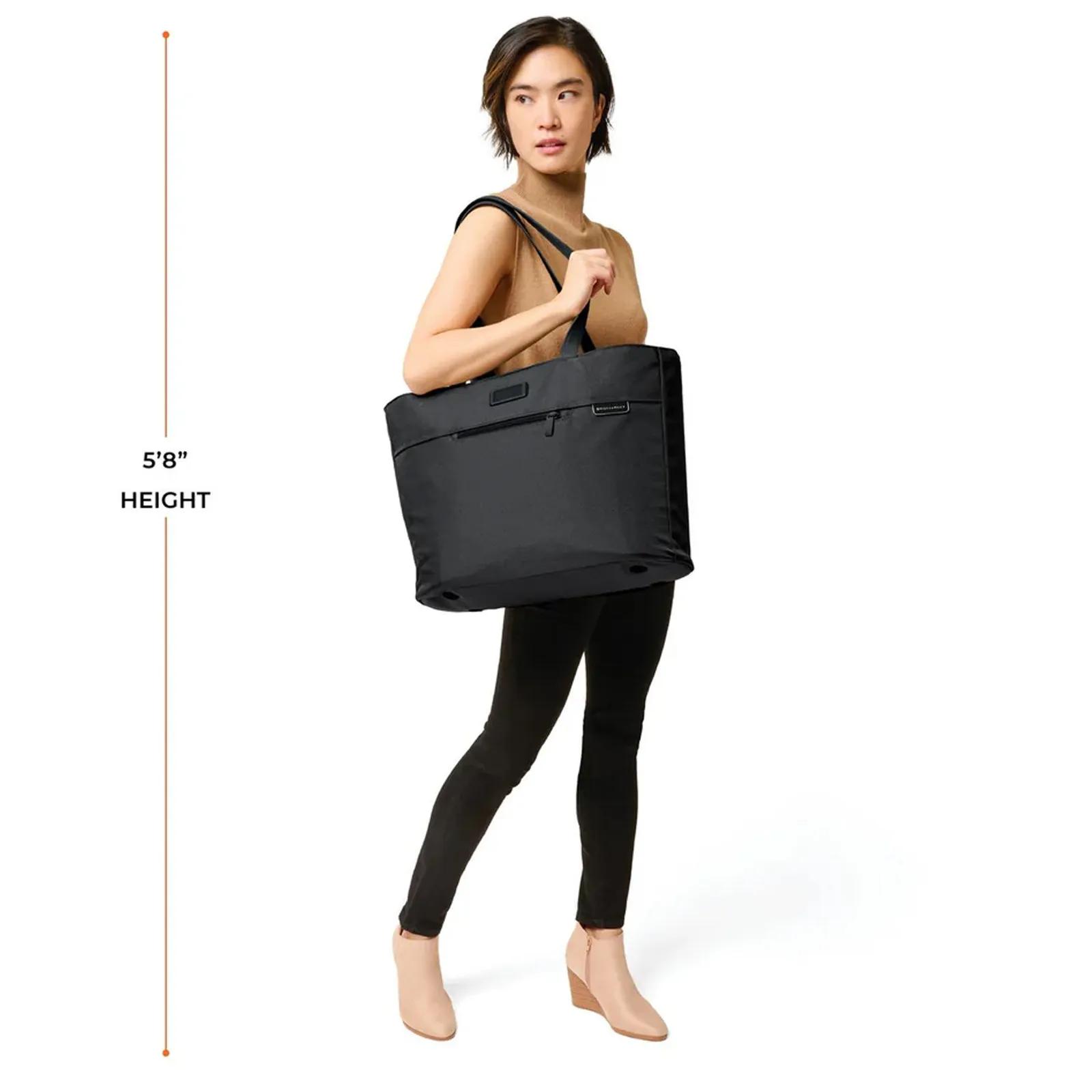 Travel Tote Bag Nylon with SpeedThru Pocket - 21 x 13 x 7.5 in - product view 5