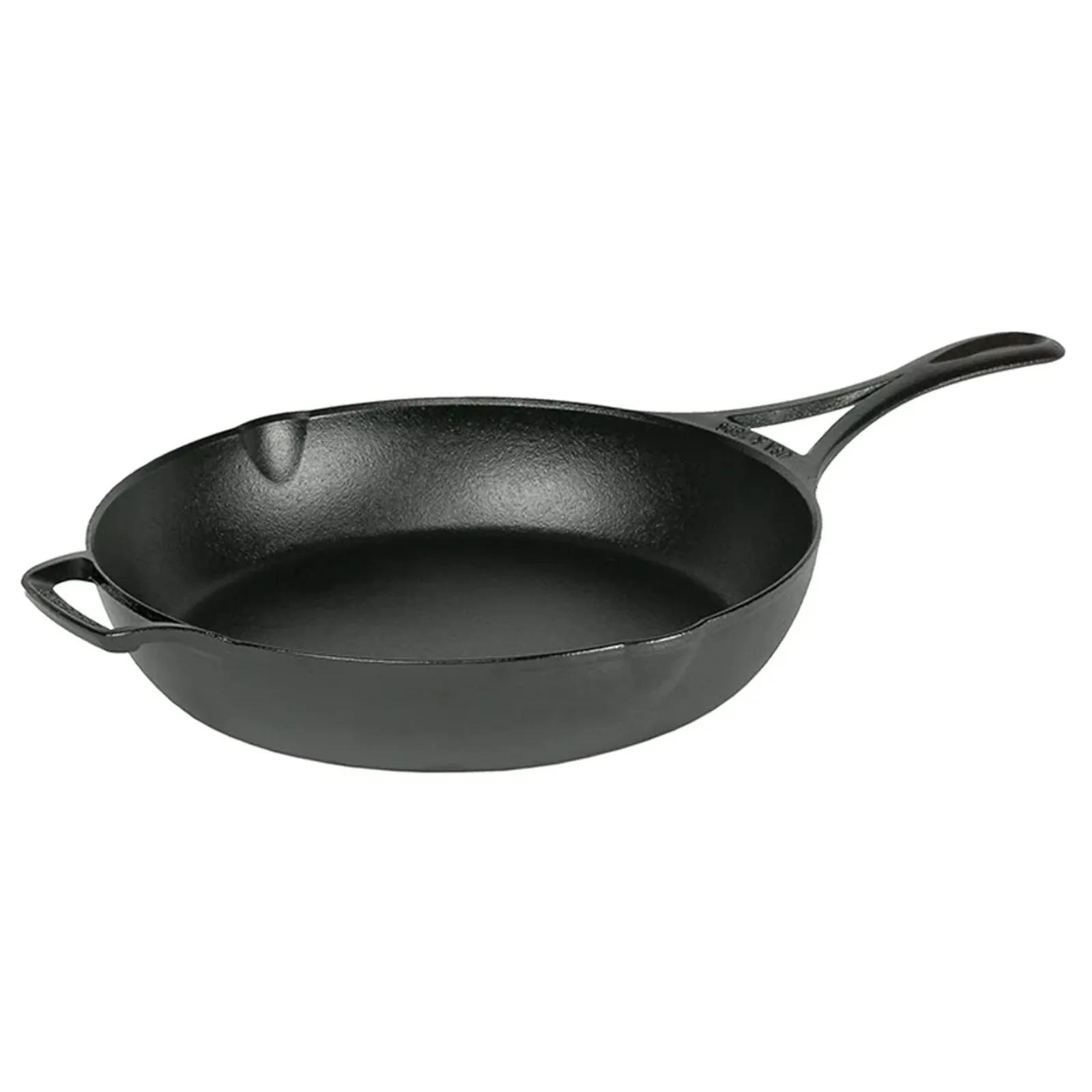 Cast Iron Skillet Triple Seasoned Lightweight - 12 in