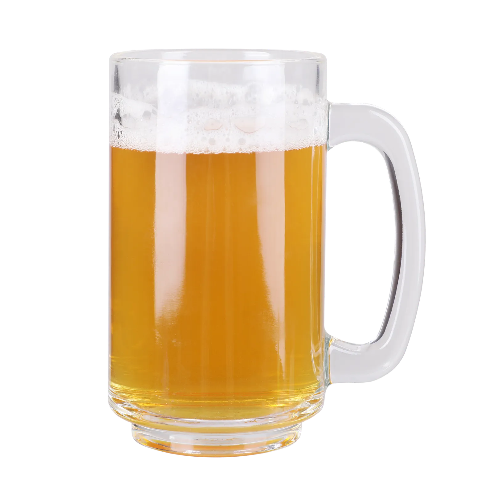 Beer Mug Glass Classic Handle Design - 14 oz - blank view 4