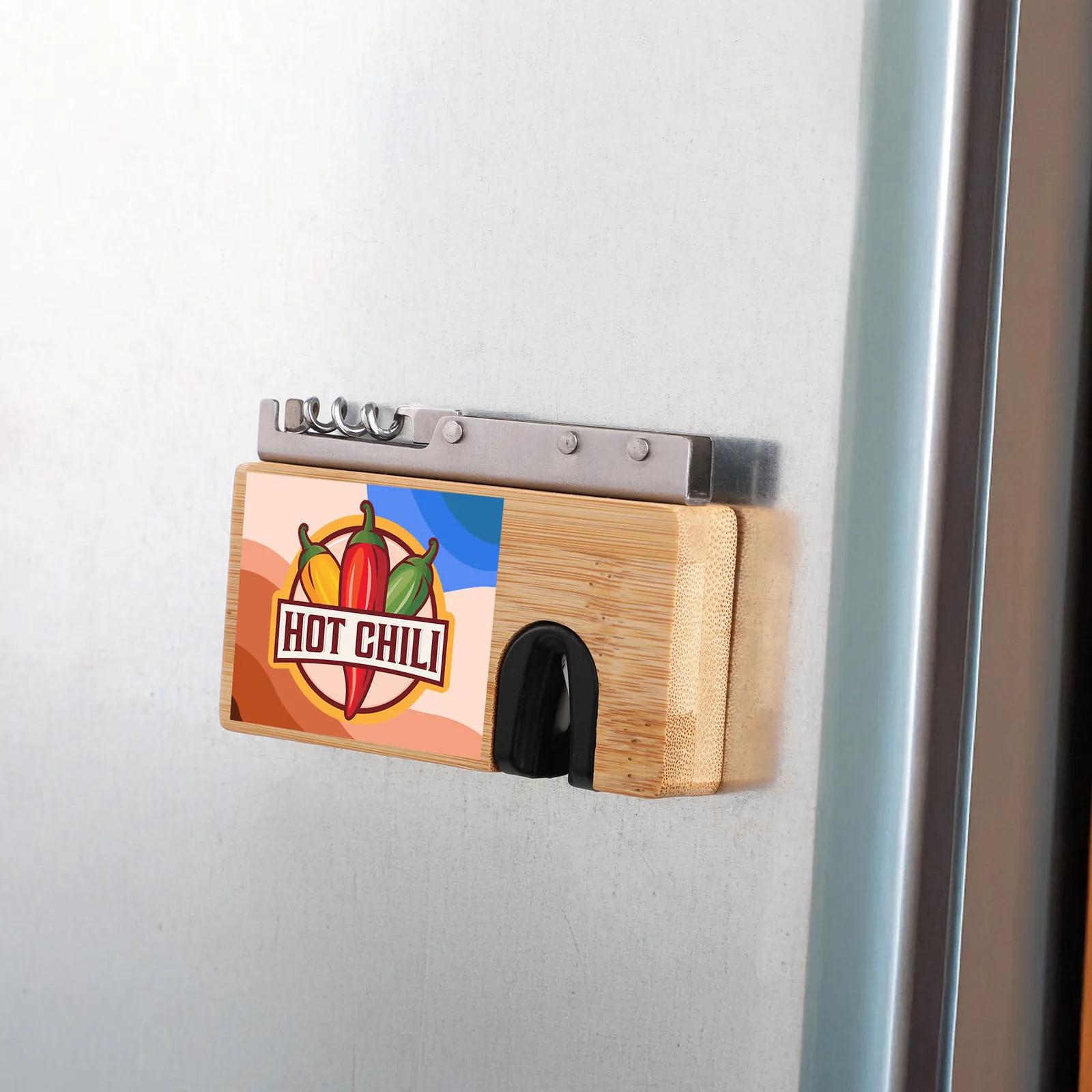 Bar Tool 4-in-1 Bamboo Multi-Function Magnetic - product view 3