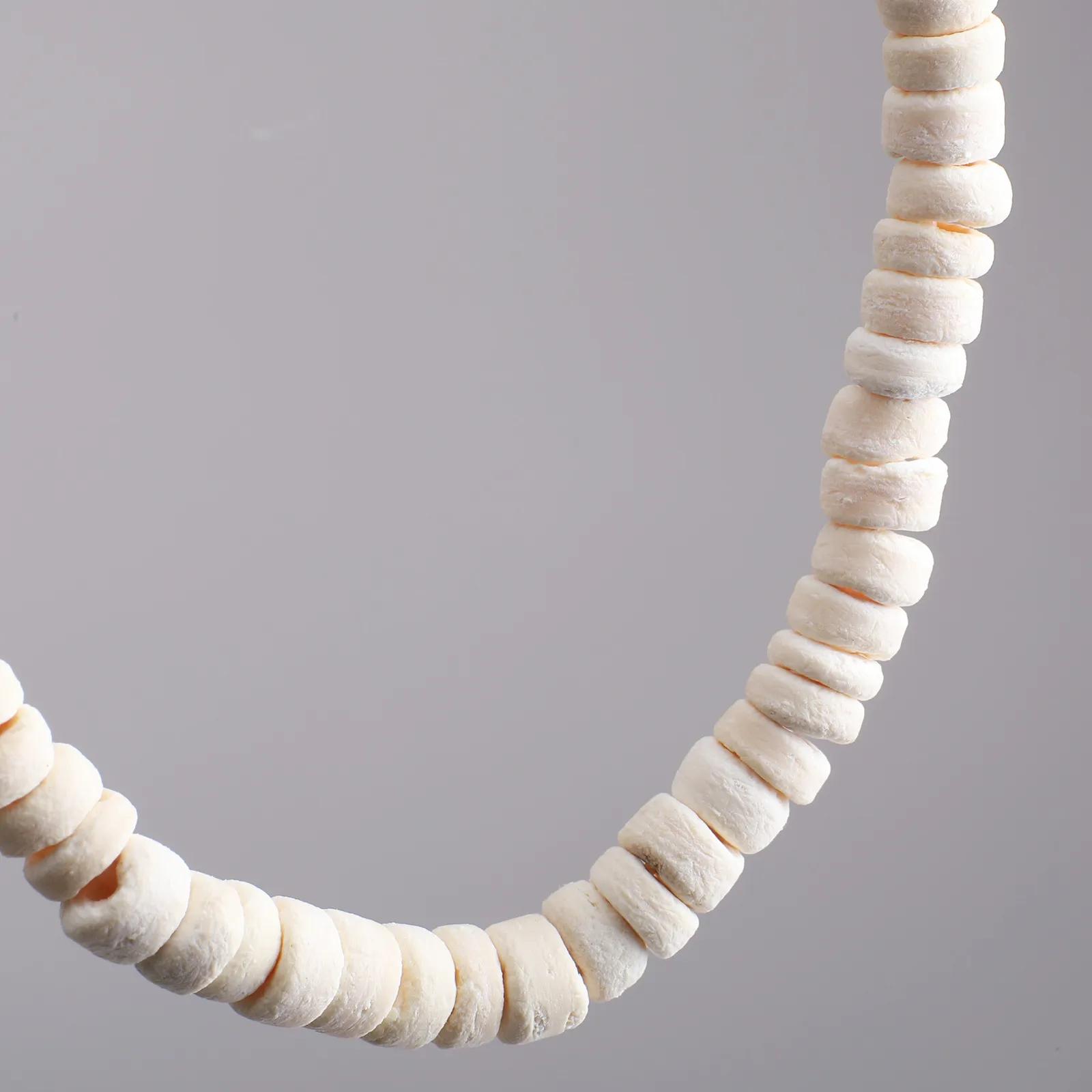 Friendship Bracelet Coconut Shell Wood Custom - 7.5 in - product view 7