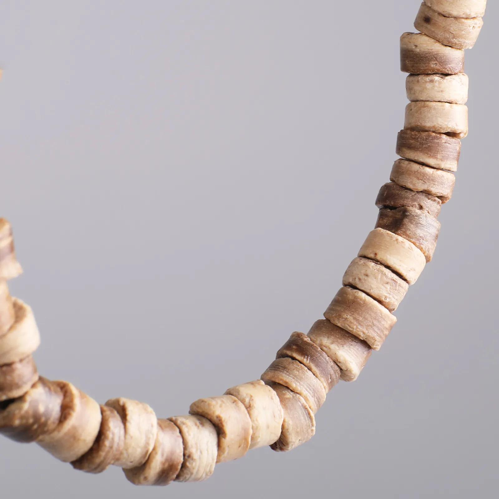 Friendship Bracelet Coconut Shell Wood Custom - 7.5 in - product view 8