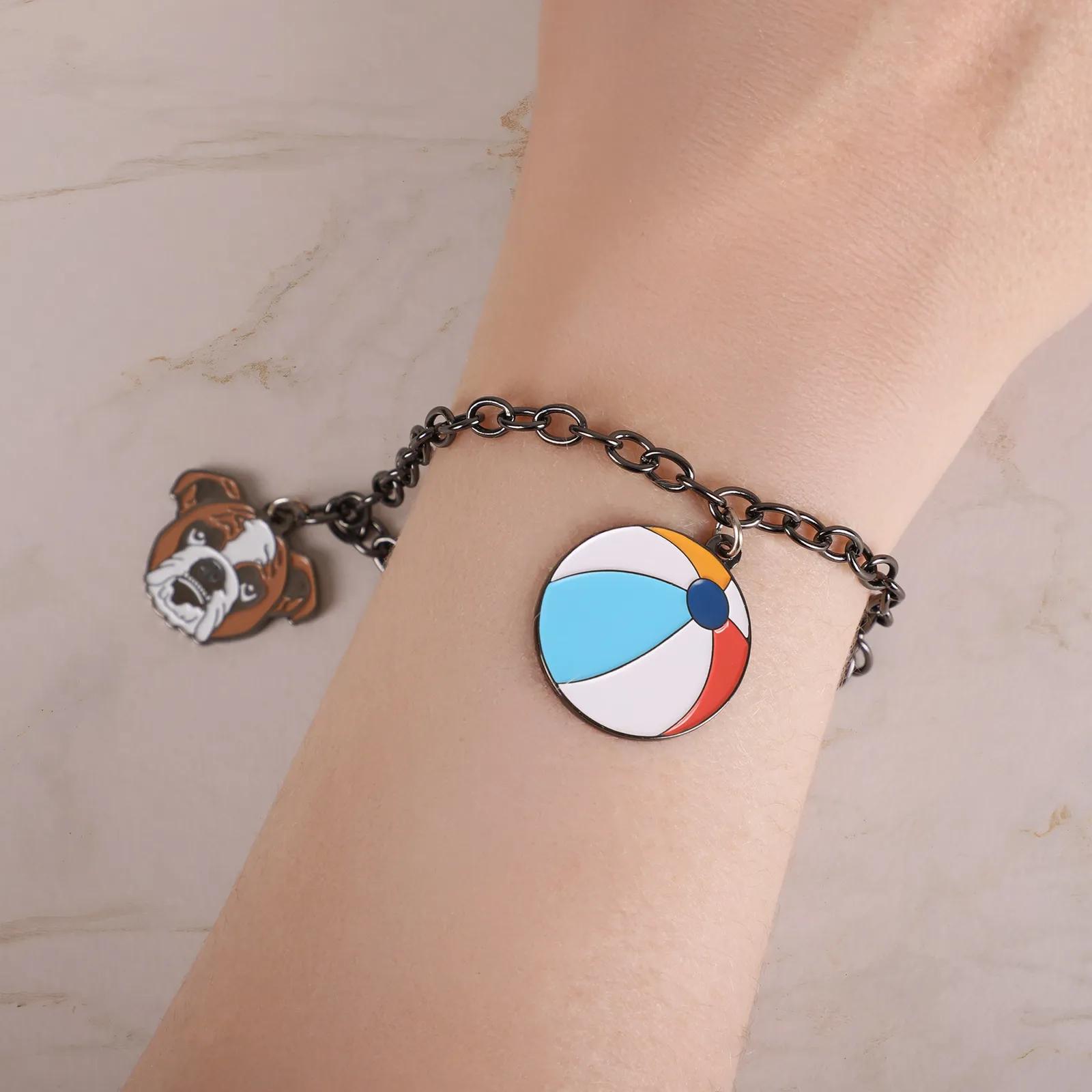 Charm Bracelet Diestruck 2 Charm Soft Enamel - 9 in - product view 2