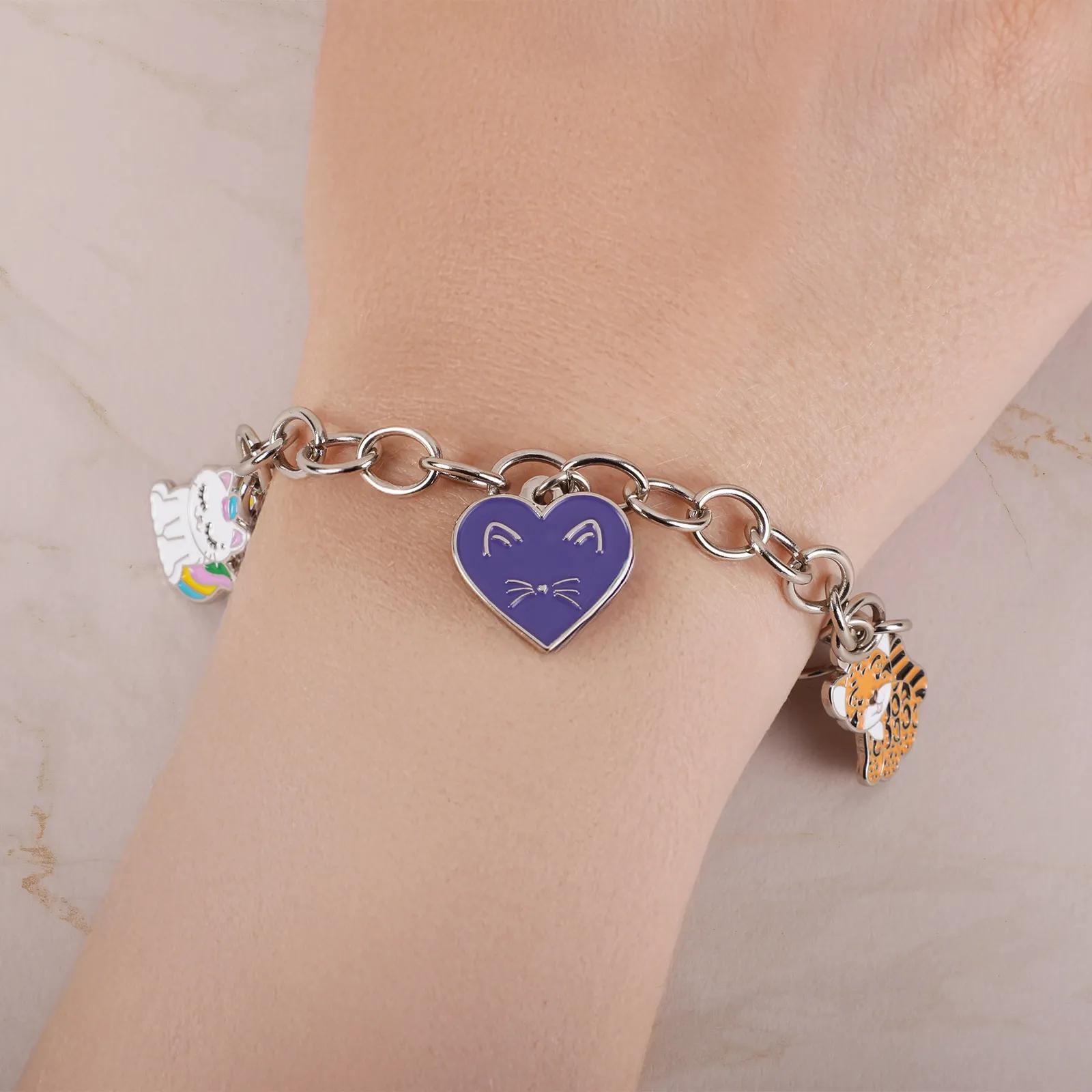 Charm Bracelet Diestruck 3 Charm Soft Enamel - 9 in - product view 1