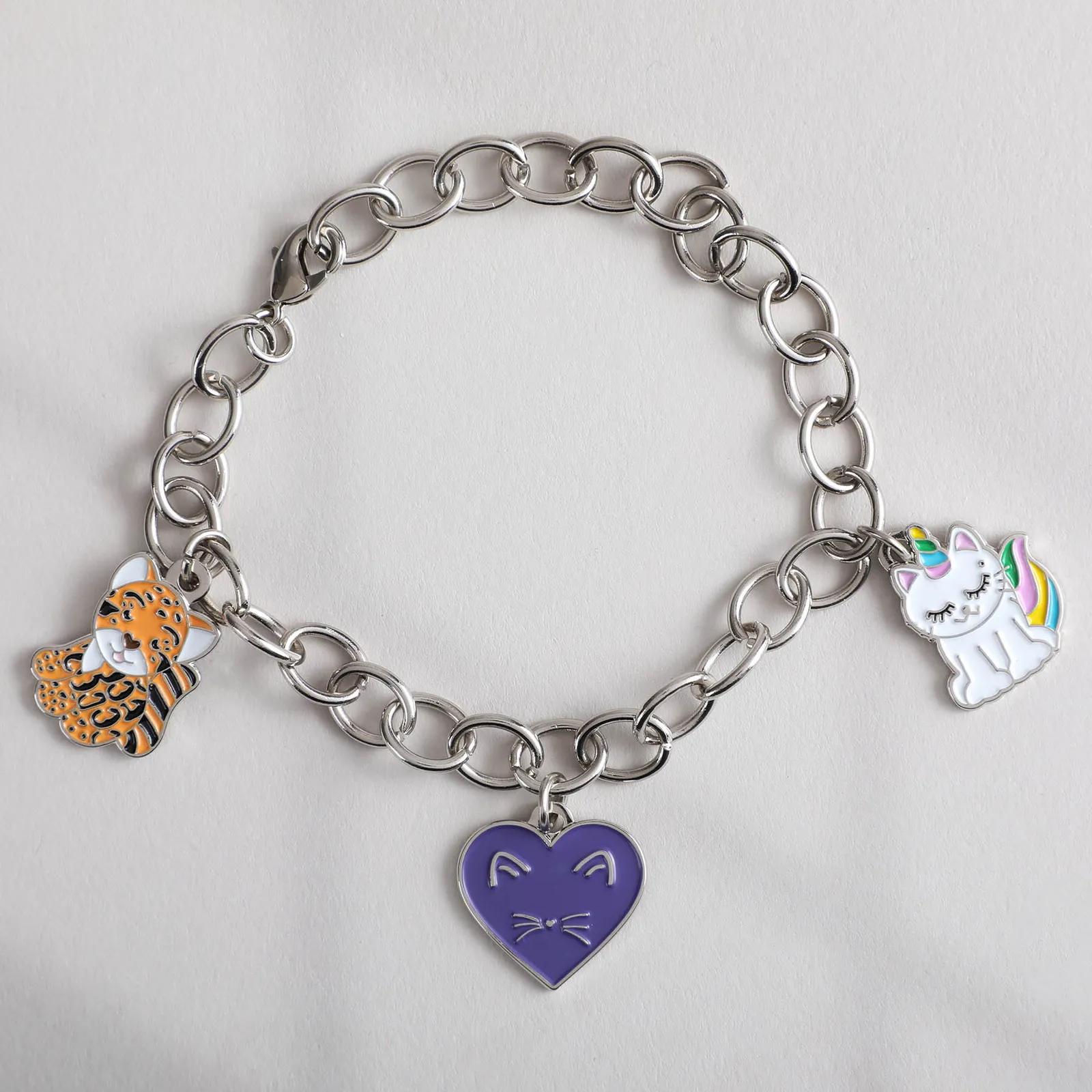 Charm Bracelet Diestruck 3 Charm Soft Enamel - 9 in - product view 5