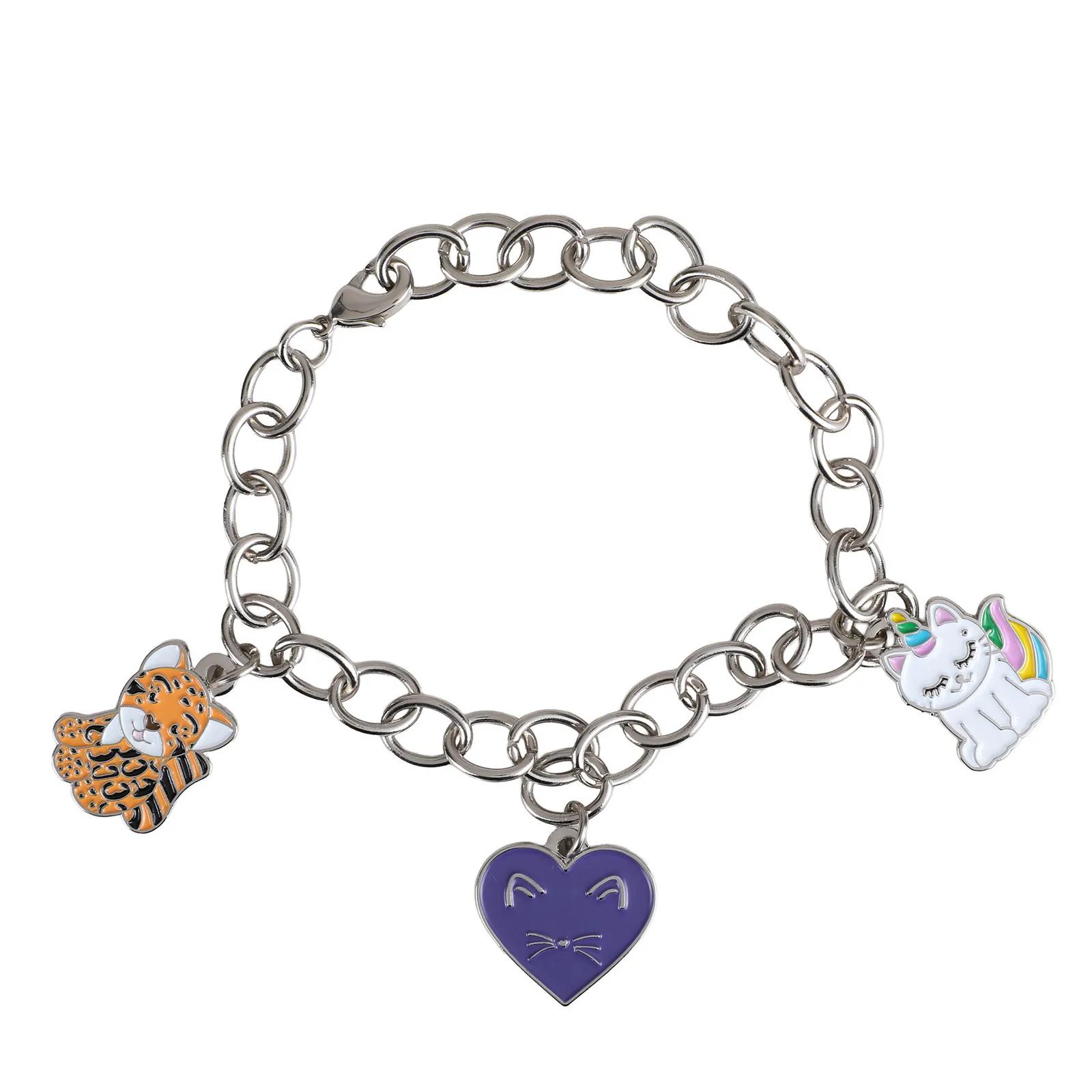 Charm Bracelet Diestruck 3 Charm Soft Enamel - 9 in - product view 6