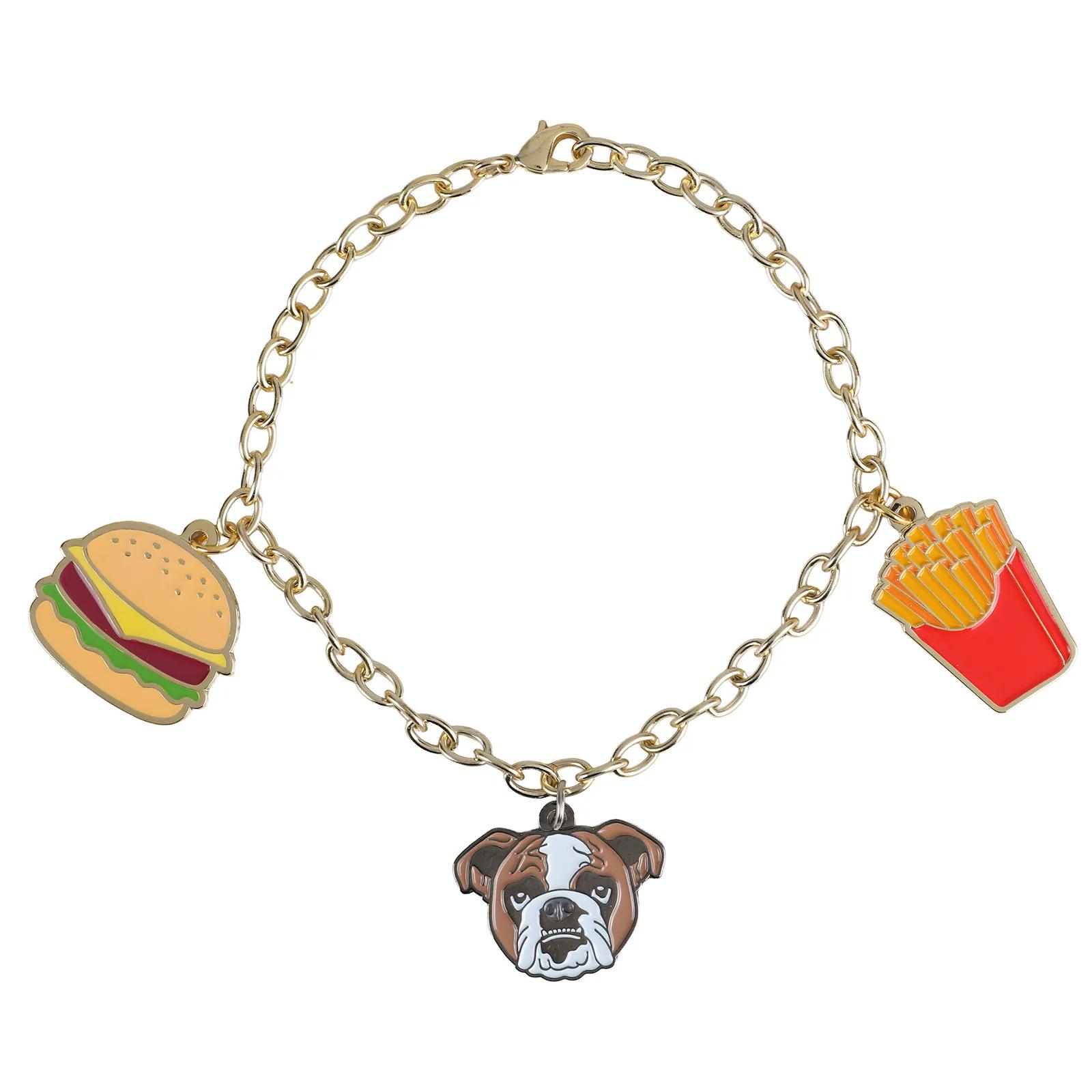 Charm Bracelet Diestruck 3 Charm Soft Enamel - 9 in - product view 7