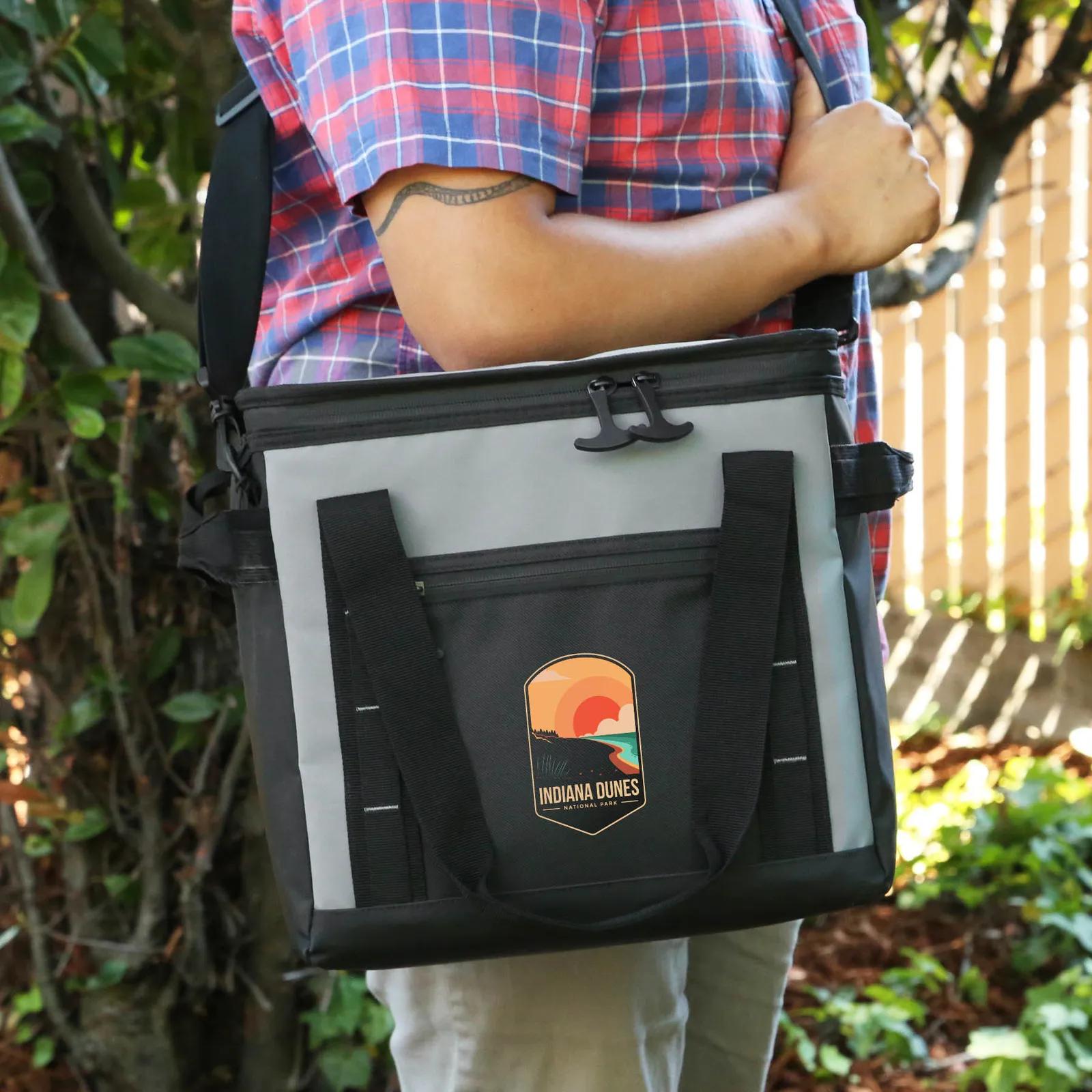 Insulated Cooler Bag Water Resistant Tarpaulin - 24 Can - product view 3