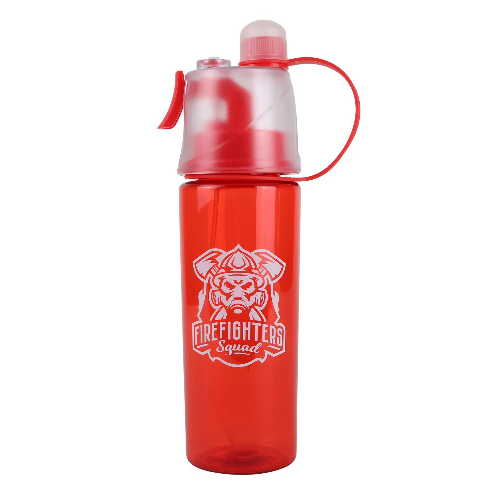 Water Bottle with Mist Spray Trigger - 20 oz - product view 6