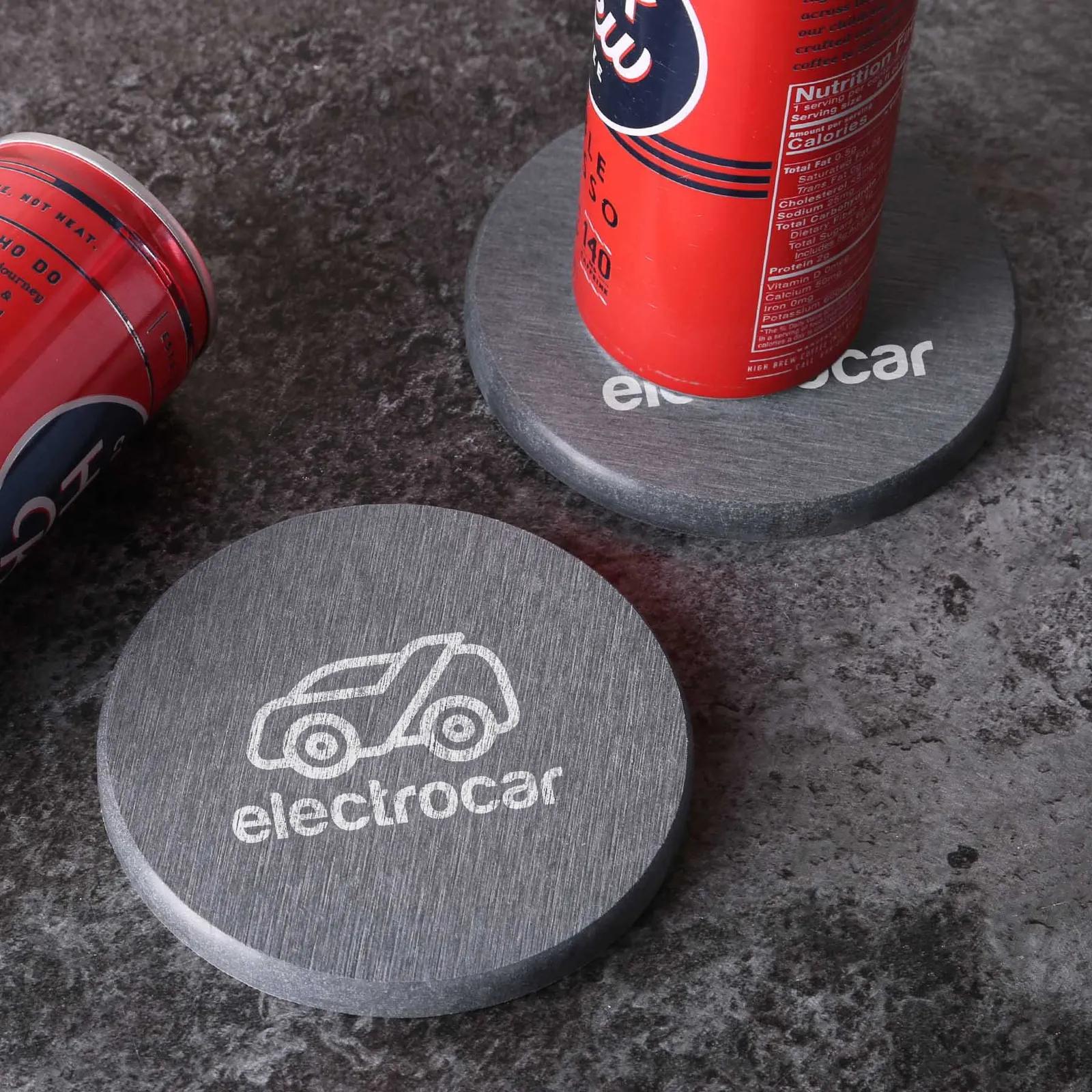 Diatomite Stone Coaster Fast Drying - 3.875 in - product view 2