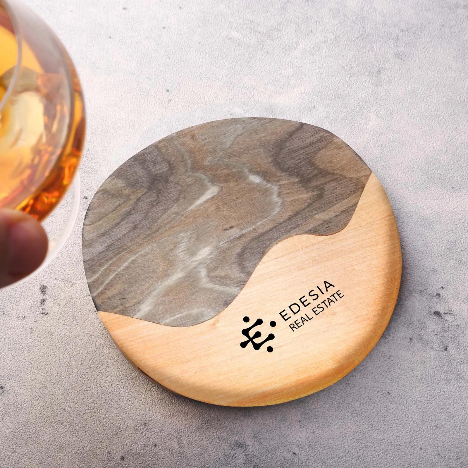 Pakka and Birchwood Oblong Coaster - 4.25 x 4.125 in - product view 2