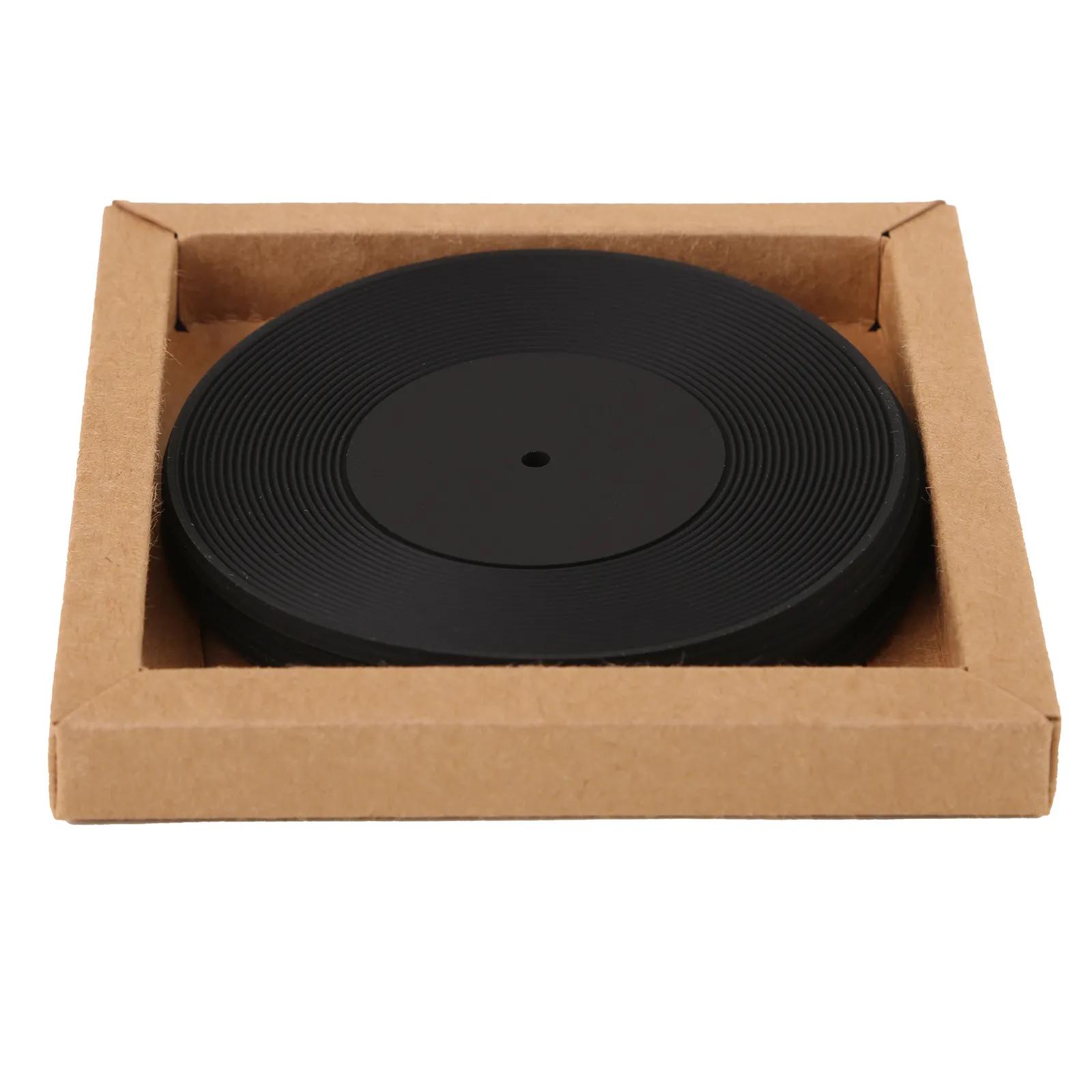 Vinyl Record Style Coaster Set in Gift Box (4 Pack) - product view 5