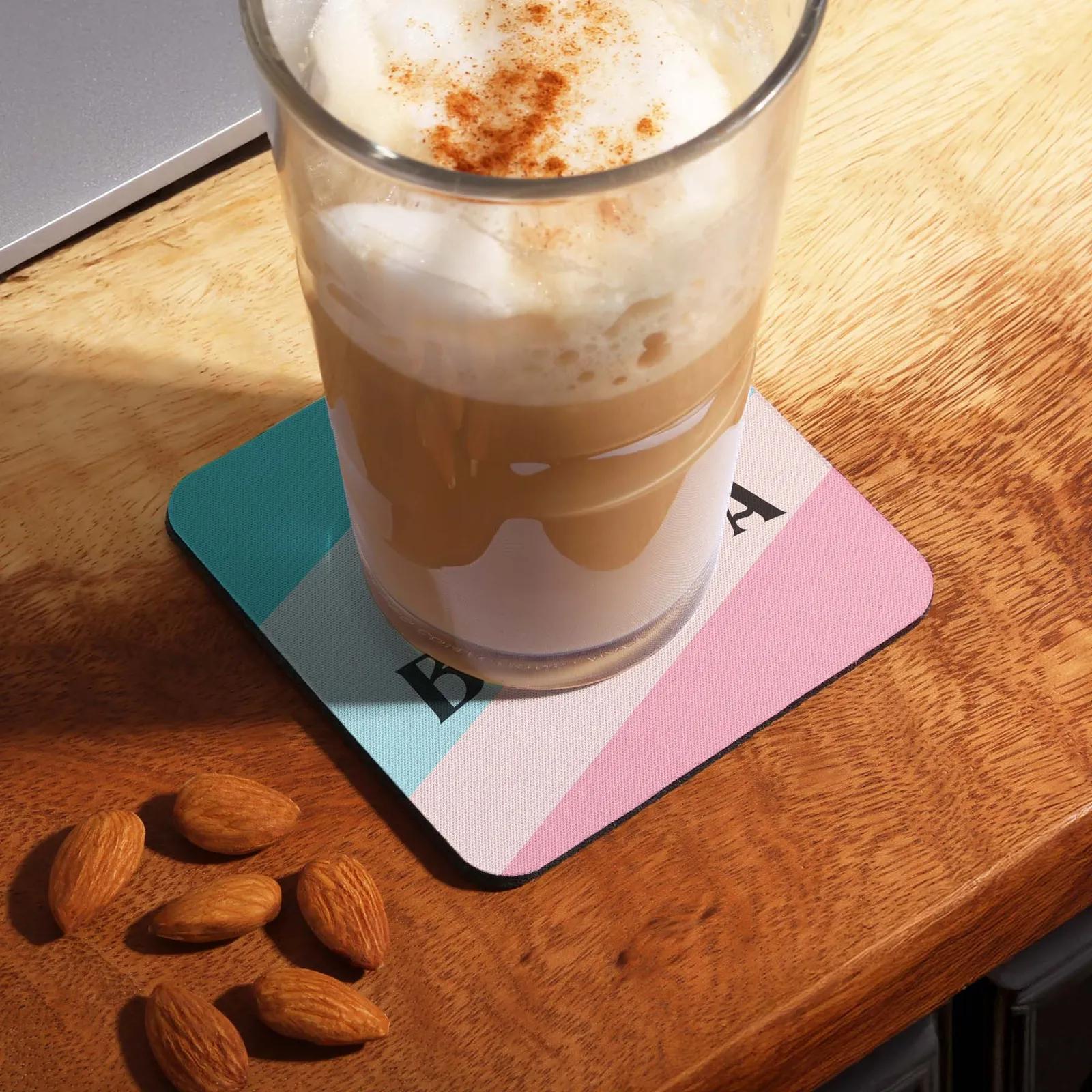 Coaster Recycled Polyester Square Dye Sub - 3 61/64 in - product view 2