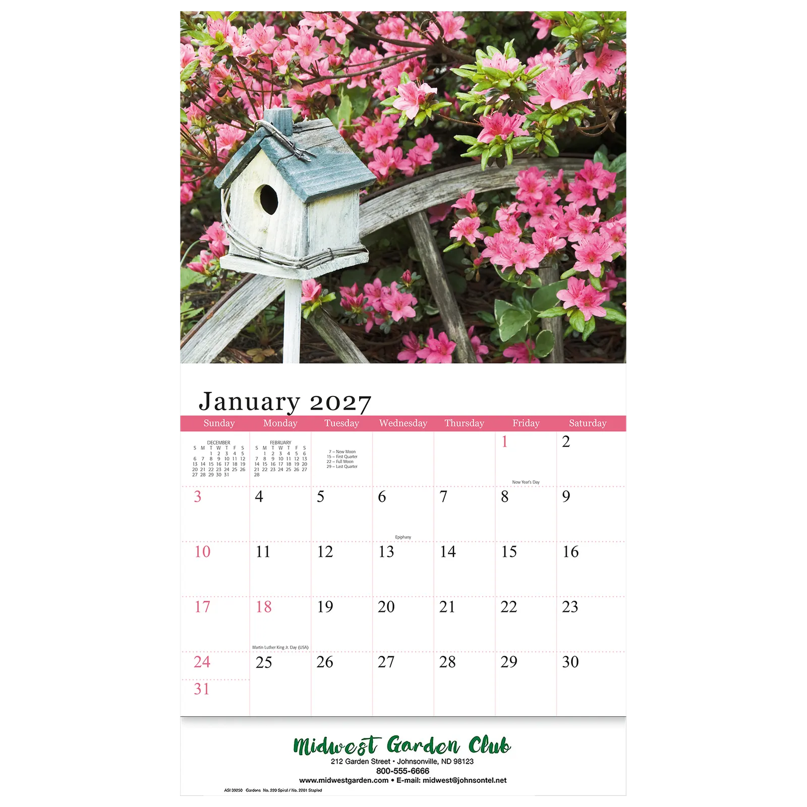 Gardens Wall Stapled - 10 3/4 x 19 in - product view 2