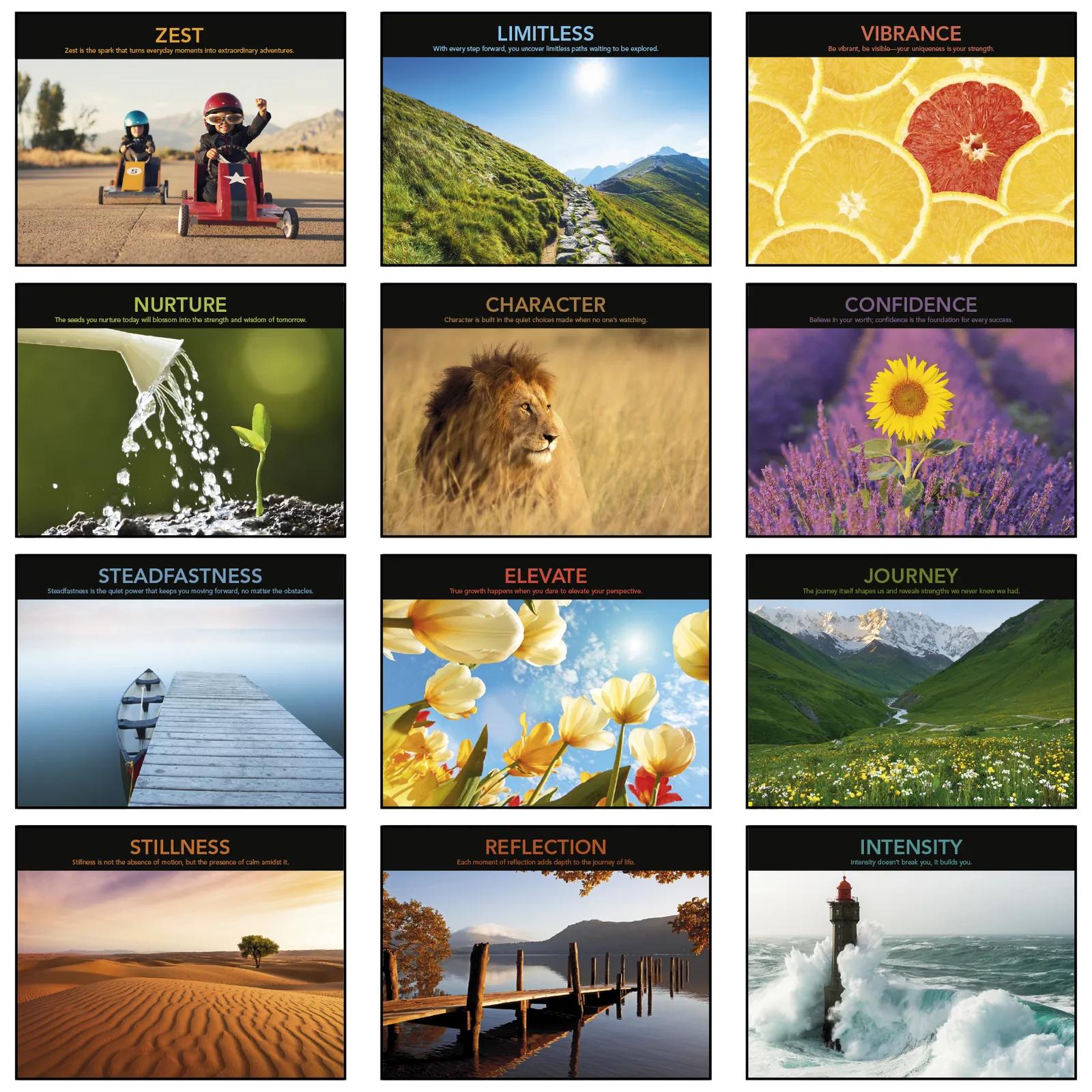 Motivations Wall Stapled - 10 3/4 x 19 in - product view 5