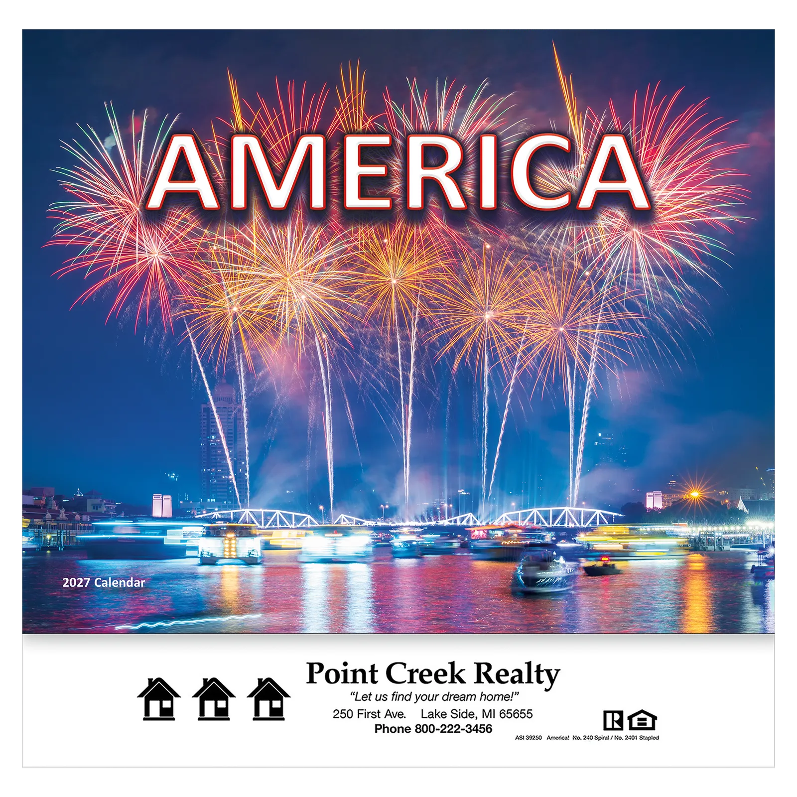 America Wall Stapled - 10 3/4 x 19 in