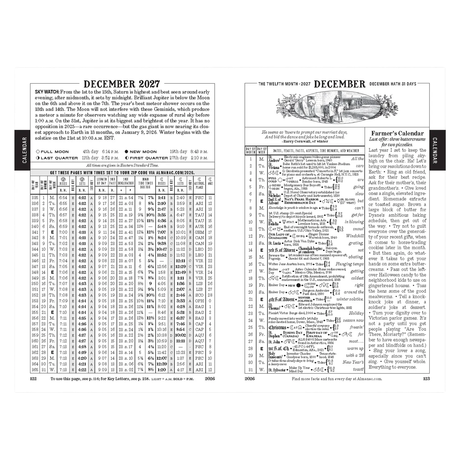 Old Farmer's Almanac Weather Forecast Booklet - 5.38 x 8 in - product view 2