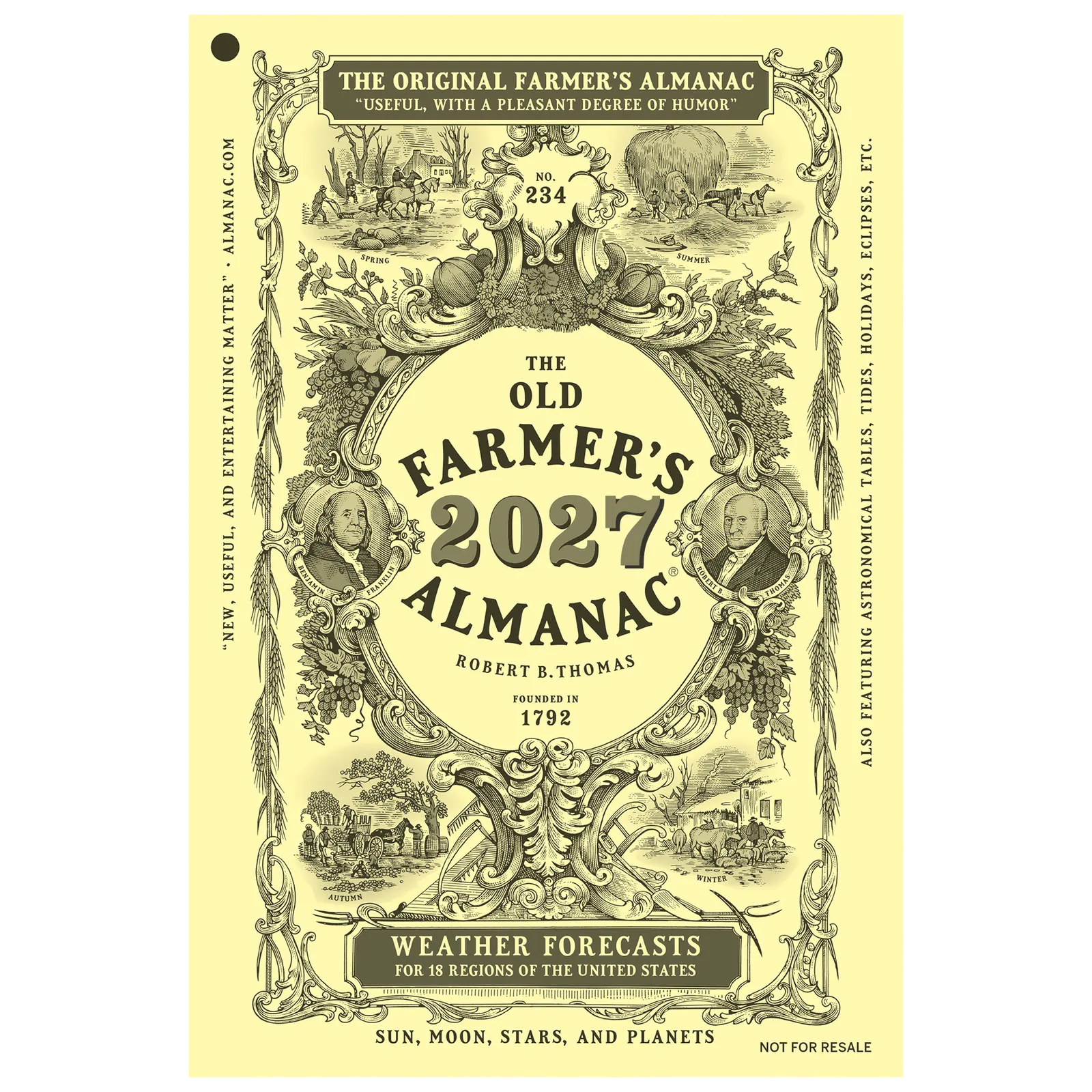Old Farmer's Almanac Weather Forecast Booklet - 5.38 x 8 in - product view 3