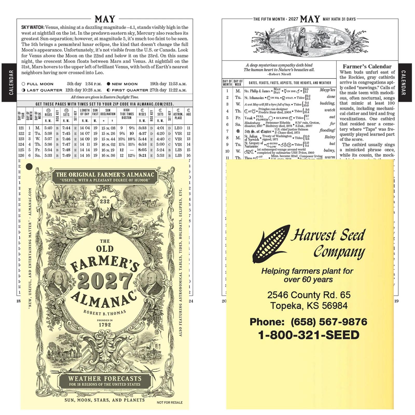 Old Farmer's Almanac Weather Forecast Booklet - 5.38 x 8 in - product view 4