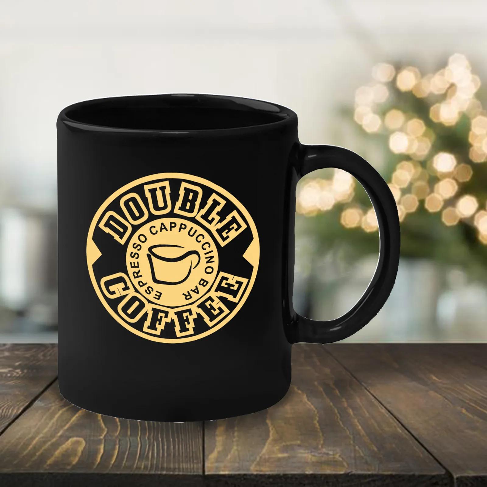 Ceramic Mug Black C-Handle Classic - 11 oz - product view 2