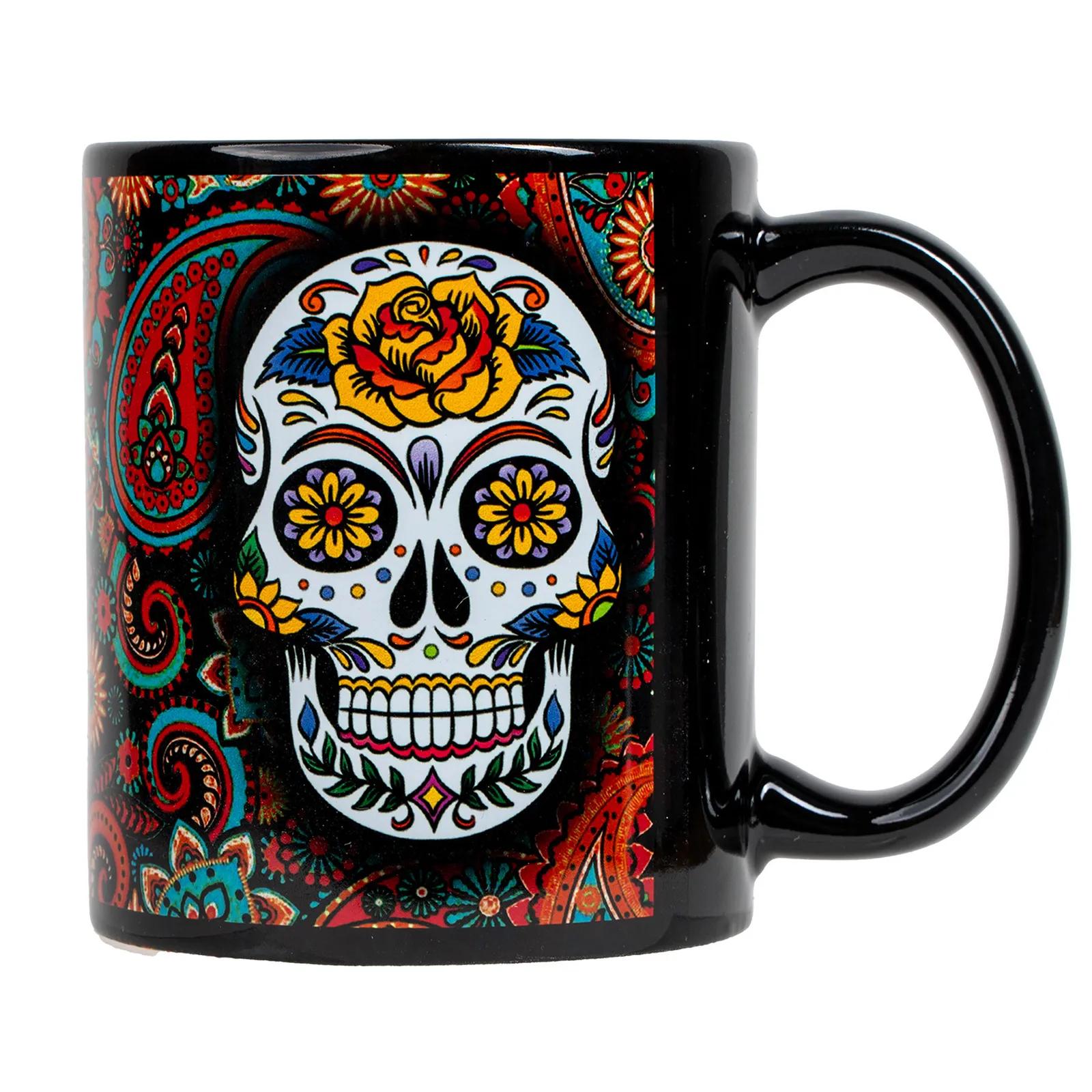 Ceramic Mug Black C-Handle Full Color - 11 oz - product view 2