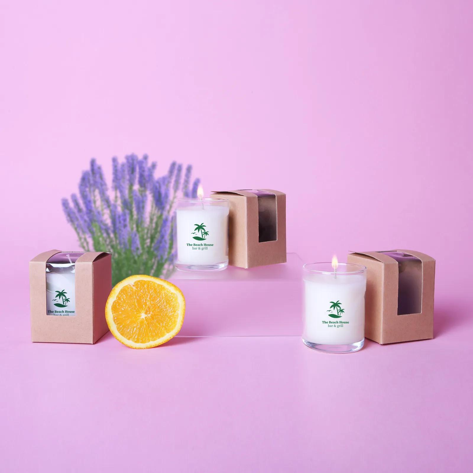 Soy Candle with Kraft Gift Box Scented - 3 oz - product view 3