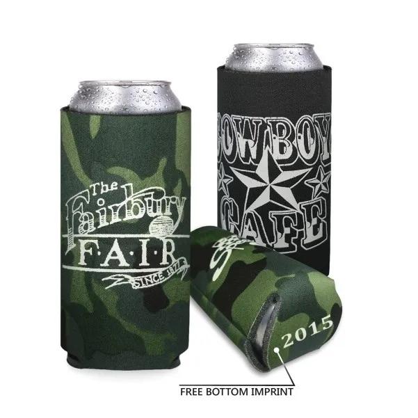 Custom Koozies Collapsible Foam Can Cooler - 24 oz